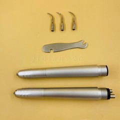 Dental Ultrasonic Air Perio Scaler Handpiece Hygienist 2/4Hole W/ 3 Scaling Tips