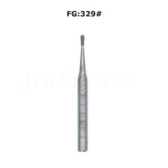 Dental Carbide Bur FG 329 Pear for High Speed Handpiece Friction Grip Brand New