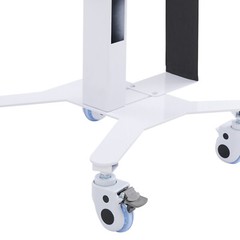 Adjustable Rolling Computer Cart for Home, Office & Medical Use