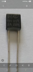 Thermal Cutoff Fuse RH 135°c / 2A /250V