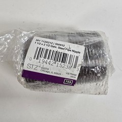 STZ 301 Galvanized Steel Pipe Nipple 1-1/2″ X 2-1/2″