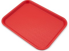 Carlisle FoodService Products Café Standard 13.9″ x 10.8″ x 0.8″, Red