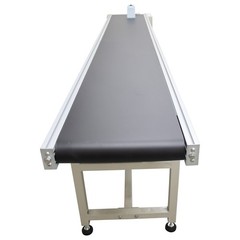 Open Box! 118″ Length Electric PVC Belt Conveyor Adjustable Speed 11.8″ Width