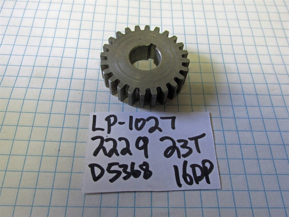 New Logan 12″ 14″ 23T 16DP Quick Change Gearbox Gear LP-1027 2229 D5368