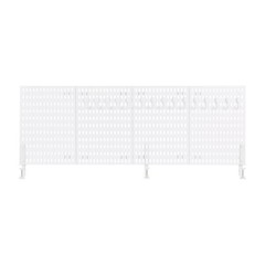 4* 46.5*15.7in Desk Partition Panel Desk Partition Pegboard Desk Privacy Panels