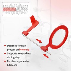 5 Set Dental Sensor Holder Dental XRay Positioning Aiming Ring Bitewing/Anterior