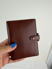Vintage 90s Filofax Windsor Personal Organizer Real Leather Made in England