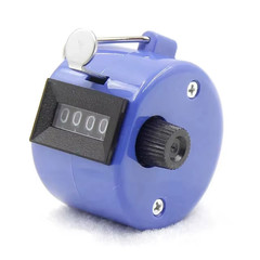 4 Digit Number Counters Plastic Shell Hand Finger Display Manual Counting Tally
