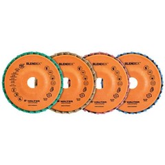Walter 15I451 4.5 x 0.62 in.-11 Enduro-Flex Spin-on 2 in 1 Turbo Finishing Fl…