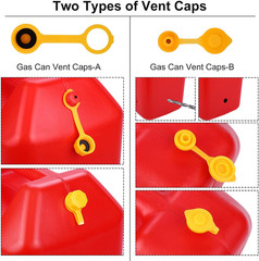 Gas Can Spout Replacement,Fuel Can Spout,Gas Tank Nozzle,Gas Tank Spout,(3Kit-Ye