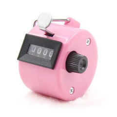 4 Digit Number Counters Plastic Shell Hand Finger Display Manual Counting Tally