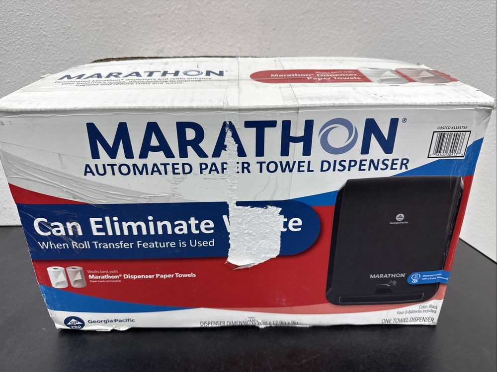 Marathon 1191756 Automated Paper Towel Dispenser – Black