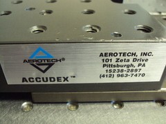 AEROTECH ACCUDEX ATS 302MM 60mm CRB CROSS ROLER LINEAR POSITOINER STAGE