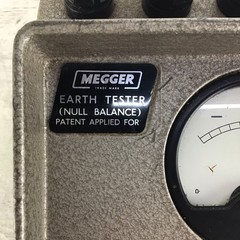 Biddle Instruments MEGGER Earth Tester Null Balance Crank 63220