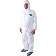 Dupont Tyvek Protective Coverall Cleaning Painting Spray Suit Hood & Boots 25/CS