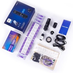 Mast Mini Tattoo Pen Kit – Cordless Corded Tattoo Gun Machine with 2 Batteries