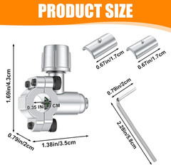 4Pack BPV31 Bullet Piercing Valve, Piercing Valve for Refrigerator Compatible wi