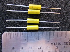 .022uF, 400V, 20% Thomson Metallized Polyester Axial Capacitor Tube Amp Tone 4pc