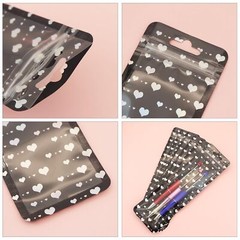100 Resealable Bags 2.5×8.5 for Pens Jewelry Cosmetic Storage