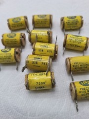 12 Piece Lot of IRC Precision Wire Wound Resistor Type WW4J 750 K