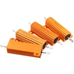 50W RX24 Aluminium Wire wound Power Resistors 5% J 0.01Ω 1Ω 2Ω 3Ω to 300KΩ/Ohm