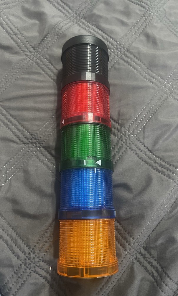 Siemens Signaling Column Stack Light Tower Red Yellow Blue Green Black