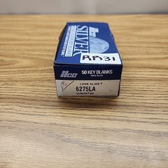 ILCO Nickel Silver Key Blanks 50 Pc. *6275LA Sargent/NS Look Alike*