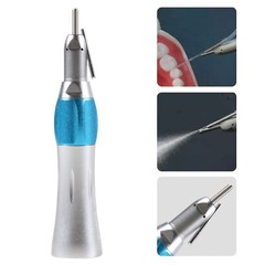 Dental Surgical Straight Handpiece 1:1 Nose Cone W/ External Irrigation Pipe SA