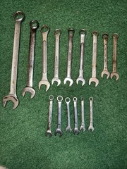 Combination Wrench Set SAE Mixed 15 Piece USA and Imported
