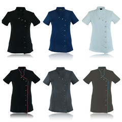 Beauty Tunic Hairdressing Spa Massage Therapist Health Work Nail Salon Uniform