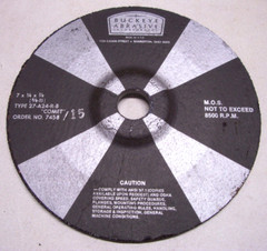 7 1/4x 1/4 x7/8 Comet Grinding wheels 4 of them made in U.S.