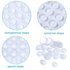 AUSTOR Rubber Feet Adhesive Bumper Pads Self Stick Furniture Buffer Clear