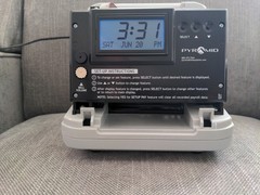 Pyramid Time Systems 4000 Time Clock Auto Totaling UNLOCKED NO KEY