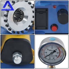 Hose Crimper High Pressure Hydraulic Hose Crimping Machine With 8 Sets Dies