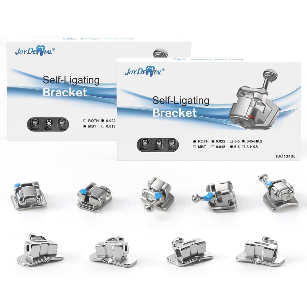 Dental Orthodontic Brackets Brces 1st buccal tube Self Ligating ROTH/MBT 0.022
