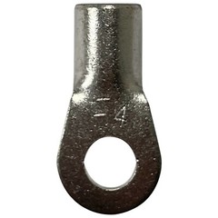 (25) Non-Insulated 4 Gauge 5/16″ Ring Terminal Uninsulated Wire Connector – USA