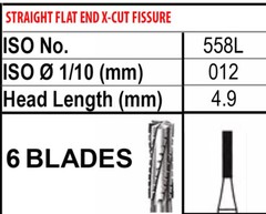 SURGICAL FG558 Carbide Burs FG 558 Bur #558 Friction Grip Made China 100-10-5/PK