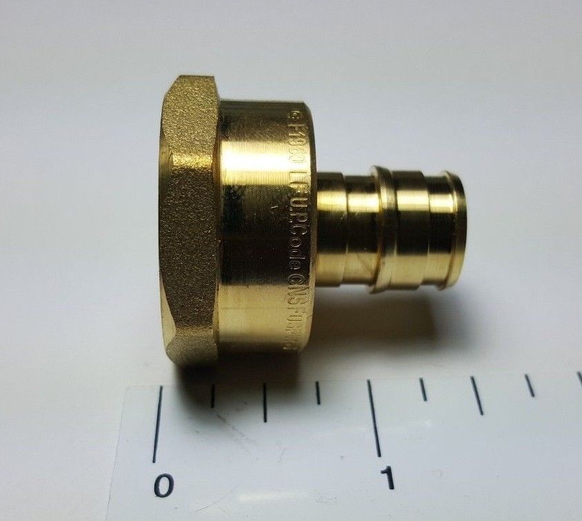 10) 1/2″ PEX A X 3/4″ FEMALE NPT EXPANSION ADAPTER F1960