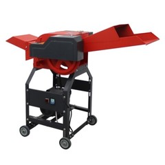 4-Blade Hay Cutter Pulverizer Feed Chaff Crop Straw Breaker 220V 400-800kg/h