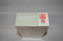 BASIC ~ SYNGUARD NITRILE GLOVES ~ LATEX FREE ~ POWDER FREE ~ 100 COUNT ~ X LARGE