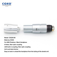 COXO Dental Handpiece Coupler 6 Hole NSK Phatelus LED Quick Coupler PTL-CL-Led