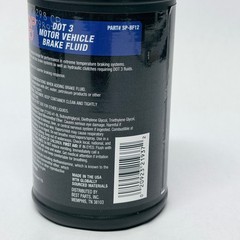 Shop Pro DOT 3 Motor Vehicle Brake Fluid 12 oz SP-BF12 for ABS Drum Disc Brakes