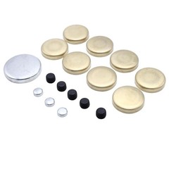 1 Set Brass Freeze Frost Block Plugs Kit Fits Small Block SBC 283/305 CI