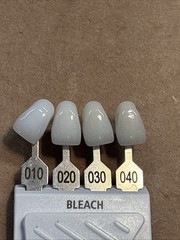 Ivoclar Dental Bleach Shade Guide 4 Colors Bleached Chart Teeth Whitening