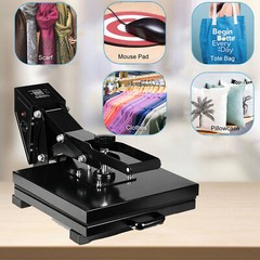 16″ x 20″ Clamshell Heat Press Machine DIY T-shirt Sublimation Digital 1600W