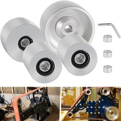 Belt Grinder 2″x72″ Wheel Kit Knife Grinder 4″ Drive 5/8″ Bore 3″ Track 2″ Idler