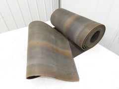 24″W x 20′ Rough Grip Top Rubber Conveyor Belt 2-Ply Black 20′ Length