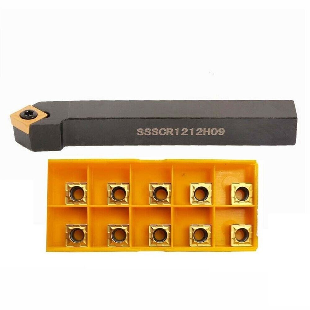 SSSCR1212H09 Lathe Turn Tools Holder + SCMT09T308 SCMT32.52 Carbide Inserts New
