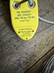 Dropsafe Net Model: 8500327 25KG (55LBS) for Overhead Fixtures With RFID Tag
