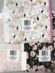 FILE FOLDERS FUN DESIGNS 3 ea. Office Supplies SET of 9 pcs JOT: Sealed